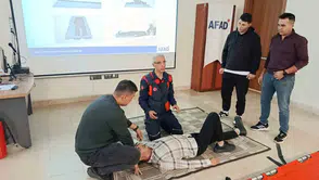 Elazığ jandarma personeline afet ve kurtarma eğitimi verildi