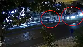 Batman'da yaya geçidinde yaşanan kaza güvenlik kamerasına yansıdı
