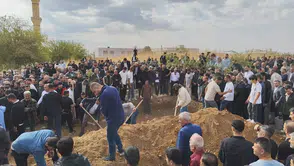 Nusaybin'de su kanalına uçan otomobilde hayatını kaybeden 6 kişi toprağa verildi