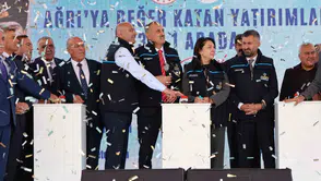 Ağrı'da altyapı ve sanayiye yönelik dev yatırımlar hizmete alındı