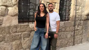 Amedsporlu Dia Saba'nın Mardin keyfi: Ailesiyle tarihi yerleri gezdi