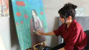 Şırnaklı genç ressamın bodrum katındaki sanat mücadelesi