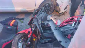 Siirt Baykan yolunda otomobil ile motosiklet çarpıştı