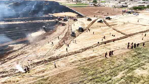 Şanlıurfa alevlere teslim oldu