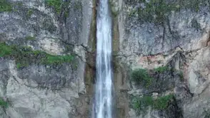 Tunceli'nin saklı cenneti Rabat Vadisi havadan görüntülendi