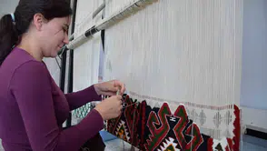 Şırnaklı kadınların el emeği Goyan kilimleri Avrupa pazarında