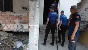 Kurtalan ilçesinde boş binada çıkan yangın korkuttu