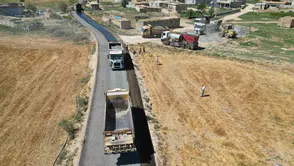 Suruç sınır hattındaki yedi mahalleye yarım asır sonra asfalt geldi