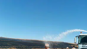 Siirt Kurtalan'da hasat öncesi büyük buğday tarlası yangını