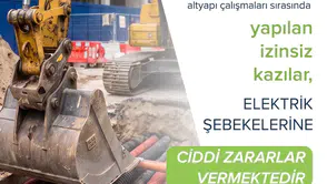 Yeraltı elektrik hatlarına verilen zararlar kesintilere yol açıyor