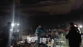 Şanlıurfa’da düğün salonunu saran alevler davetlileri korkuttu