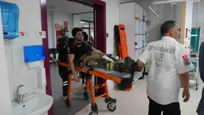 Bucak, yangın mağdurlarına hastanede geçmiş olsun ziyareti yaptı