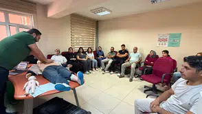 Palu Devlet Hastanesi personeline hayat kurtaran CPR eğitimi