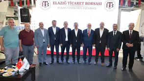 Elazığ Ticaret Borsası standı fuarda ziyaretçi akınına uğradı