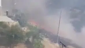 Gercüşte çıkan yangın tarım arazilerini küle çevirdi