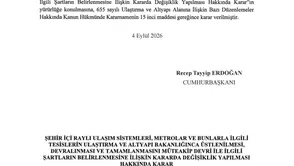 Van tramvay hattı projesinin sorumluluğu Ulaştırma Bakanlığına geçti