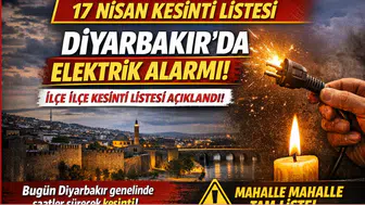 Diyarbakır’da bugün geniş çaplı elektrik kesintisi: İlçe ilçe saatler açıklandı