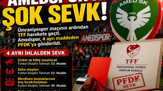 Amedspor’a ağır fatura! TFF 4 maddeden disipline gönderdi
