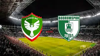 Amedspor kilidi açamadı! Bodrum FK 10 kişi kaldı, ilk yarı golsüz