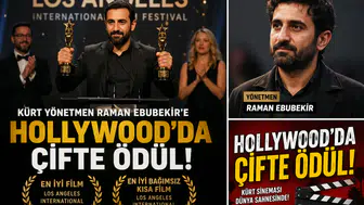 Kürt yönetmen Raman Ebubekir Hollywood’da zirvede! İki büyük ödül