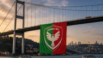 Amedspor Bayrağı İstanbul Boğazı'nda dalgalanacak