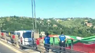 İstanbul Boğazı’nda Amedspor rüzgarı: Dev bayrağa emniyetten yakın markaj