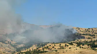 Çüngüş kırsalında alevler yükseliyor
