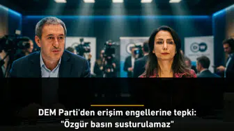 DEM Parti'den erişim engellerine tepki: "Özgür basın susturulamaz"