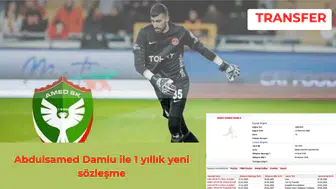 Amedspor kalede istikrarı seçti: Abdulsamed Damlu ile 1 yıllık yeni sözleşme