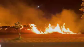 Diyarbakır'da gece yangın paniği! Alevler yerleşim yerlerine yaklaşınca ekipler seferber oldu