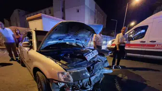 Batman Gültepe Mahallesinde iki aracın karıştığı kazada iki kişi yaralandı