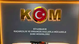 Diyarbakır'da ortak operasyonda AK-47 ele geçirildi: 2 tutuklama