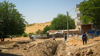 Silvan’da yıllardır süren su sorunu için 1.500 metrelik yeni hat