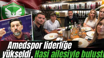 Amedspor liderliğe yükseldi, Hasi ailesiyle buluştu