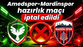 Amedspor-Mardinspor hazırlık maçı iptal edildi