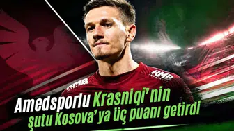 Amedsporlu Krasniqi’nin şutu Kosova’ya üç puanı getirdi