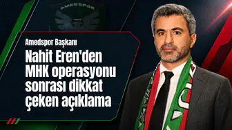 Amedspor Başkanı Nahit Eren’den MHK operasyonu sonrası dikkat çeken açıklama