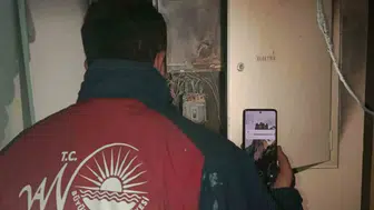 Van İpekyolu'ndaki otelde çıkan yangın korkuttu