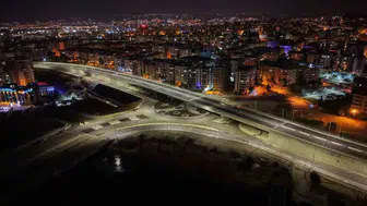 Şanlıurfa sokakları 102 milyon liralık yatırımla LED ışıklara kavuştu
