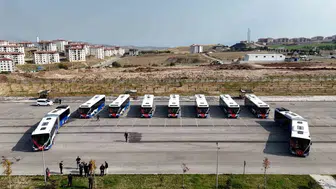 Elazığ Belediyesi toplu taşıma filosuna dokuz yeni otobüs ekledi