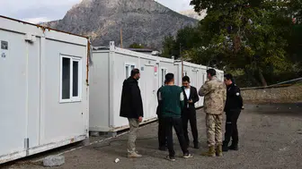 Beytüşşebap'ta sel mağduru aileler için konteyner kent kuruldu
