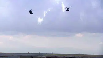Şanlıurfa semalarında helikopterlerle Harmandalı ve Zeybek gösterisi