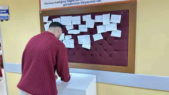 Midyat Devlet Hastanesinde sağlık çalışanlarına moral veren yeni uygulama