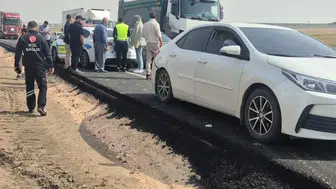 Diyarbakır Batman yolunda zincirleme kaza sonucu yedi kişi yaralandı