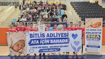 Bitlis Adliyesi SMA hastası Ata bebek için sahaya çıktı