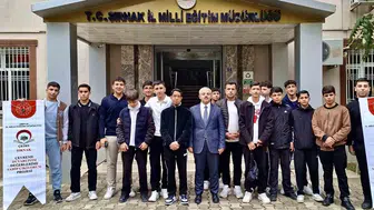 Şırnaklı öğrenciler tarih yolculuğu için Malazgirt kampına uğurlandı