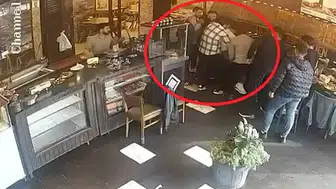 Diyarbakırda ciğercide nefes borusuna salatalık kaçan müşteri kurtarıldı