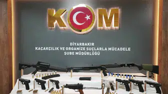 Diyarbakır merkezli silah kaçakçılığı operasyonunda 13 kişi gözaltına alındı