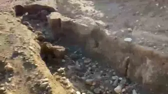Elazığ Arıcak bölgesinde aşırı yağış yayla yolunu kullanılamaz hale getirdi