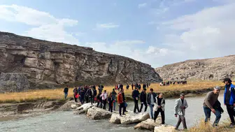 Diyadin Kanyonu beş bin kişinin katılımıyla doğa tutkunlarını ağırladı